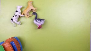 Учим Животных на английском Баран Корова Слон Тигр Змея Утка Развивающие Мультики для Детей