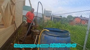 Ручное гидробурение абиссинской скважины полный цикл работ