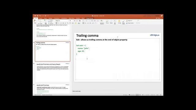 5.9 - Trailing Comma explained in Urdu/Hindi