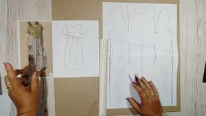 ВЫКРОЙКА.ПЛАТЬЕ НА все Размеры.Легкое и практичное, на каждый ДЕНЬ. Уроки Моделирования