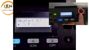 Restore setting Ricoh SP230Sfnw , change display language to “ English “