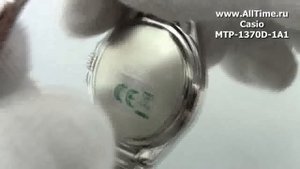 Обзор. Мужские японские наручные часы Casio MTP-1370D-1A1