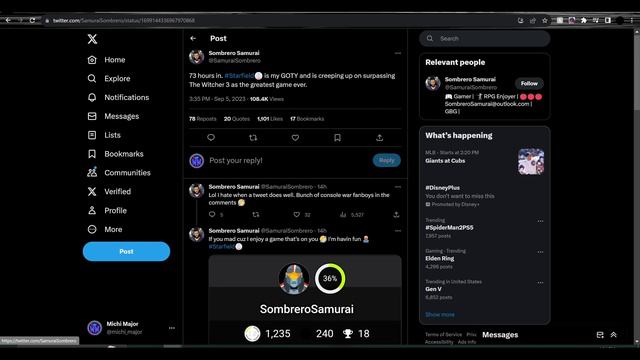 Reading Takes on the Starfield Online Discourse смотреть онлайн