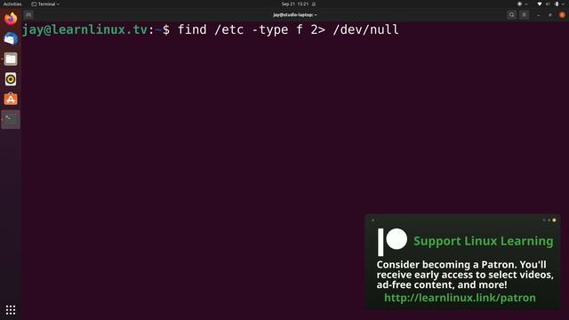 Linux Crash Course - Data Streams (stdin, stdout & stderr)