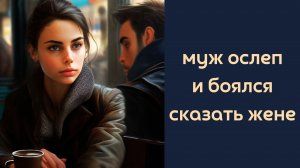 Муж ослеп и боялся сказать жене