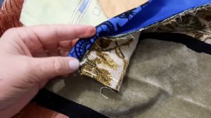 Покрывало из лоскутов за один день ??? Утилизируем обрезки диванной ткани.