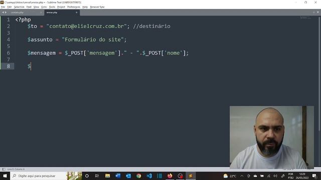 Formulário de CONTATO em PHP do ZERO смотреть онлайн