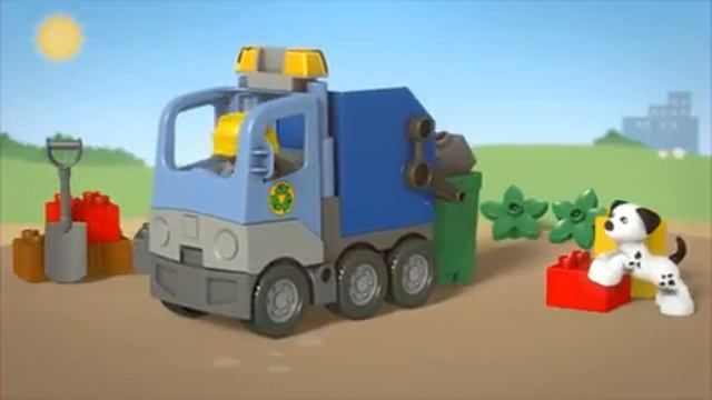 10519 Лего Дупло Мусоровоз смотреть онлайн