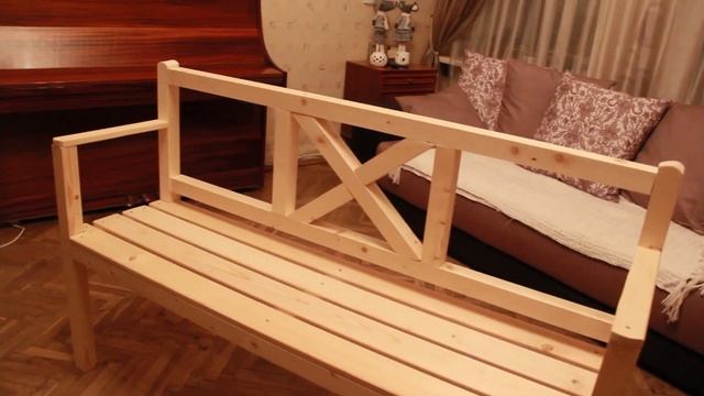 Садовая скамья в стиле Прованс своими руками.