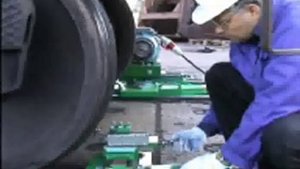 Станок для обточки колесных пар