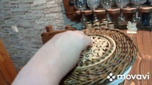 Хлебница из бумажной лозы/для хлеба/выпечки/печенья