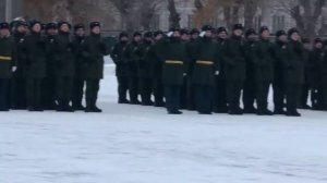 Самара Кряж 105 бригада МТО 2018г Присяга