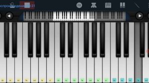 🌿🍒🌿Ой цветёт калина🌿🍒🌿 Кубанские казаки 🌿🍒🌿 mobile piano tutorial 👍👍👍