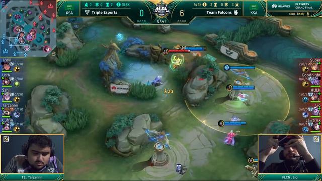 TEAM FALCONS VS TRIPLE ESPORTS - GAME 1 | 2023 MPL MENA FALL SPLIT GRAND FINAL | FLCN VS TE смотреть онлайн