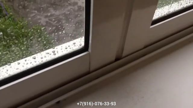 Раздвижные балконные рамы. Ремонт окон Раменское. Ремонт окон Щербинка. ТЕЛ +7(916)-076-33-93 смотреть онлайн