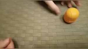 Антистресс неваляшка из kinder яйца