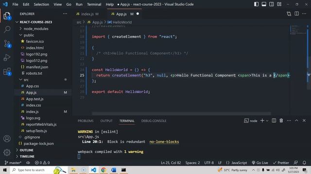 #4. JSX - React JS Tutorial for Beginners 2023