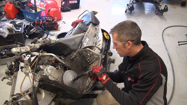 Snowmobile clutch removal, water method - very easy! PowerModz! смотреть онлайн