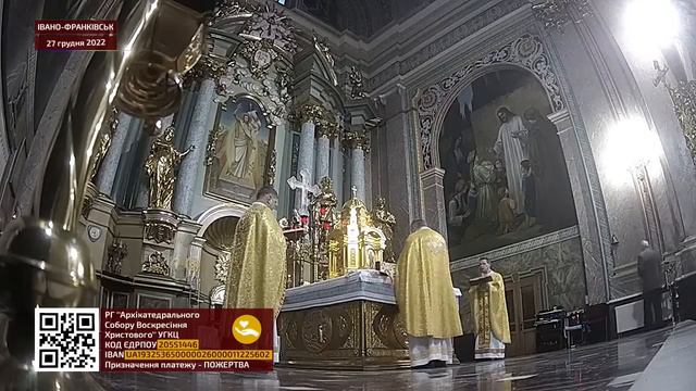 08:00 | БОЖЕСТВЕННА ЛІТУРГІЯ 27.12.2022 Івано-Франківськ УГКЦ смотреть онлайн