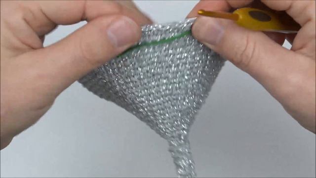 COPA DE VINO TEJIDA A CROCHET смотреть онлайн