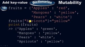 Mutability of dictionary to add an extra key-value pair to the existed dictionary - Python by #Moei