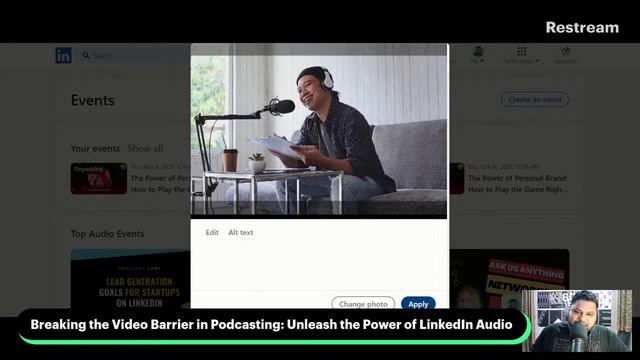 Breaking the Video Barrier in Podcasting: Unleash the Power of LinkedIn Audio смотреть онлайн