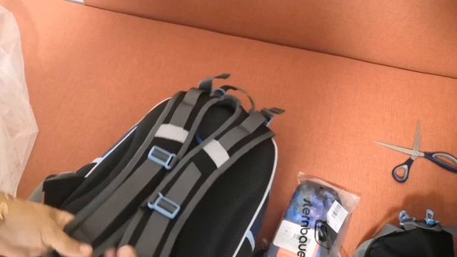 Распаковка школьных рюкзаков  для младшего и старшего братьев