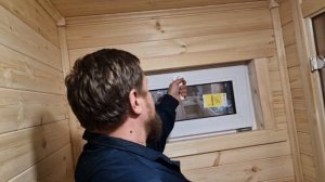 Каркасная баня 4,4х6,0 метров с классической планировкой и террасой