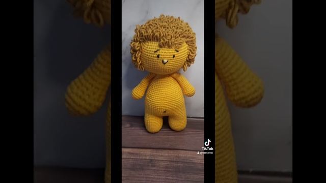 Львенок вот и готовый вариант. Игрушки в наличии. Влог ручная работа. Amigurumi handmde toy love.