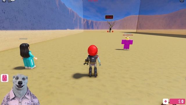 Игра в кальмара роблокс | Не беги на красный Roblox смотреть онлайн