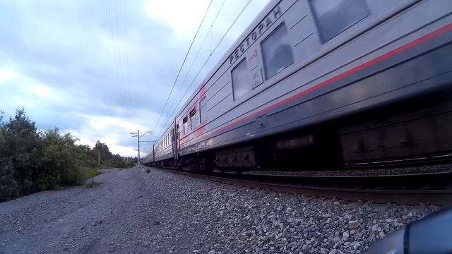 ЧС7-191 и ЭП2К-258 с пассажирскими в Миассе смотреть онлайн