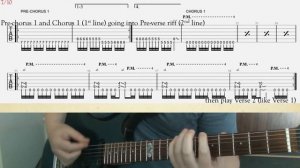 Slayer Hell Awaits rhythm guitar lesson w tab