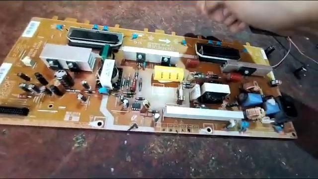 телевизор samsung LE32B450C4W ремонт блока питания (ремонт для начинающих)