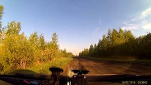 Б Песчанка - Никулино граница Омской и Тюменской области - видеопривет для Губернаторов