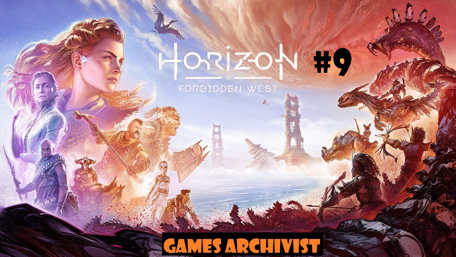 Horizon Forbidden West 2024 PC / ИГРОФИЛЬМ / СЕРИАЛ / #9 Сломанные "небеса"