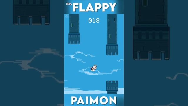 Flappy Paimon - Mini Games Genshin Impact #Shorts