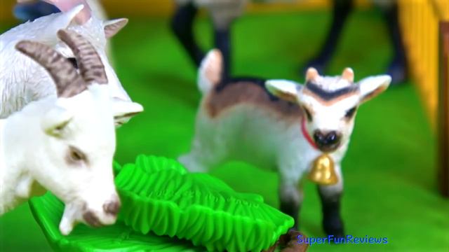 Farm Animals - Toys for Kids - Cows Horses Goats - Fun & Educational - Learn in English смотреть онлайн