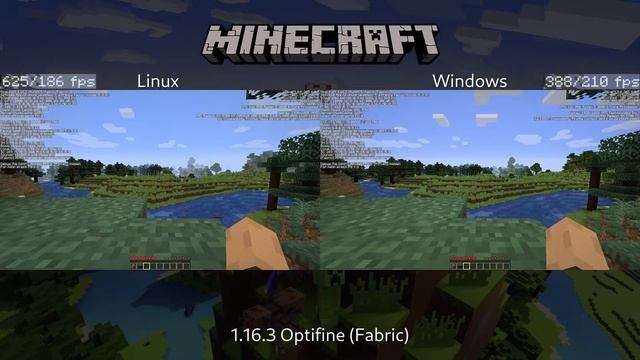 Minecraft 1.16.3 - Linux vs. Windows (FPS) смотреть онлайн