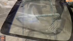 2001 Додж Караван 3,3. Замена лобового стекла-. 2001 Dodge Caravan 3,3 Windshield replacement - 4