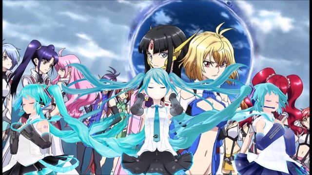 Cross Ange Kaze no Uta -Salamandina- feat Hatsune Miku v4x [Eng Sub] смотреть онлайн