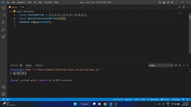 JavaScript Nested Arrays || Arrays in Arrays #javascript #programming #react смотреть онлайн