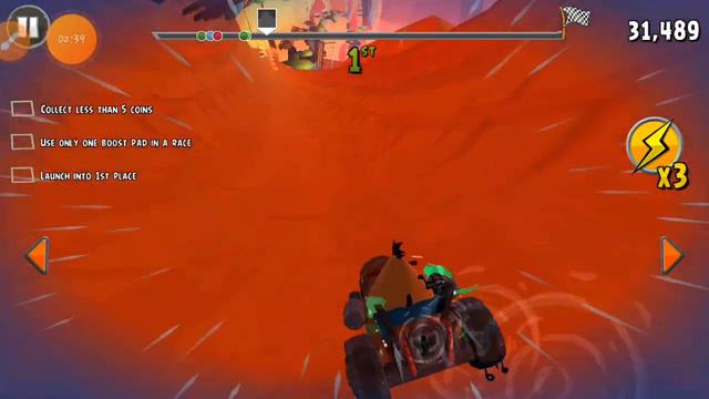 Angry birds go 1.0.1 gameplay|Seedway, Rocky road and Stunt смотреть онлайн