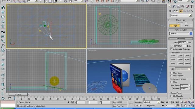 3Ds Max Tutorial - Create CD, DVD, and The Box - Part 4 смотреть онлайн