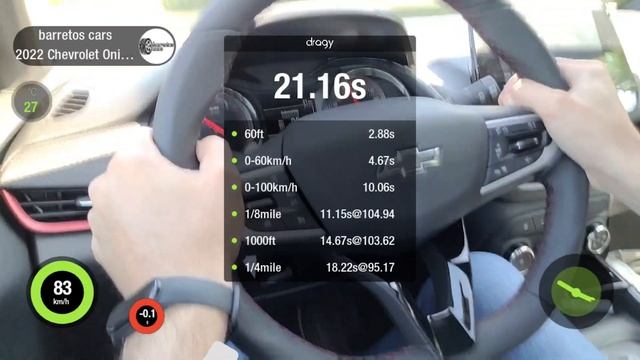 ?️?0 a 100 km/h do Chevrolet Onix RS 1.0 Turbo 2022/2023!? смотреть онлайн