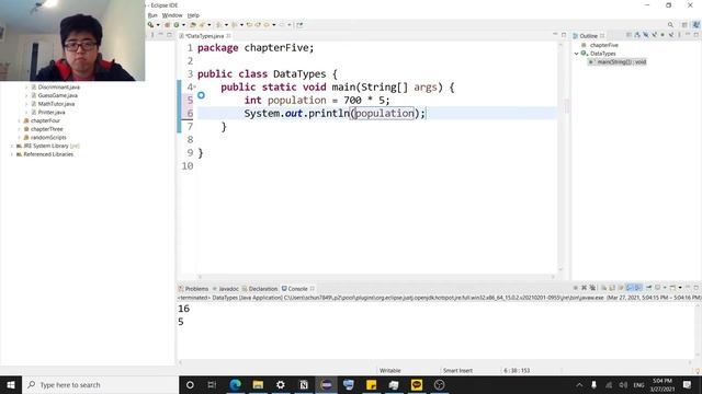 Intro to Programming and Java with TAB, Part 2: Primitive Data Types смотреть онлайн