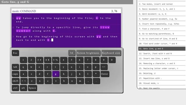 Practicing Linux Commands: VIM (Open Vim) смотреть онлайн