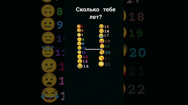 сколько тебе лет 5 6 7 8 9 10 11 12 13 14 15 16 17 18 19 20 21 22