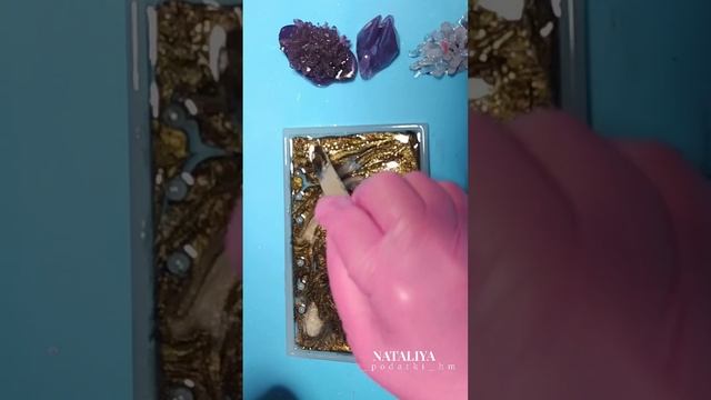 Как сделать блокнот из смолы.