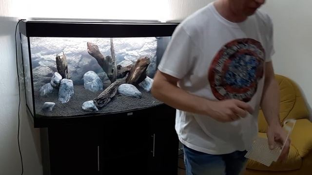 Аквариум Juwel vision 260 л. Запуск. Устанавливаем оборудование в аквариум. Выпуск 3. смотреть онлайн