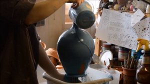 Покрытие глазурью керамики. The glaze coating ceramics